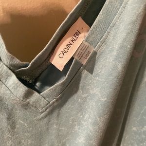 Blue, acid wash jumpsuit